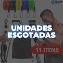 Kit Elástico - Master, 11 itens para Musculação em Casa