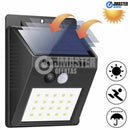 LumiSolar - Master, com sensor de movimento e painel solar.